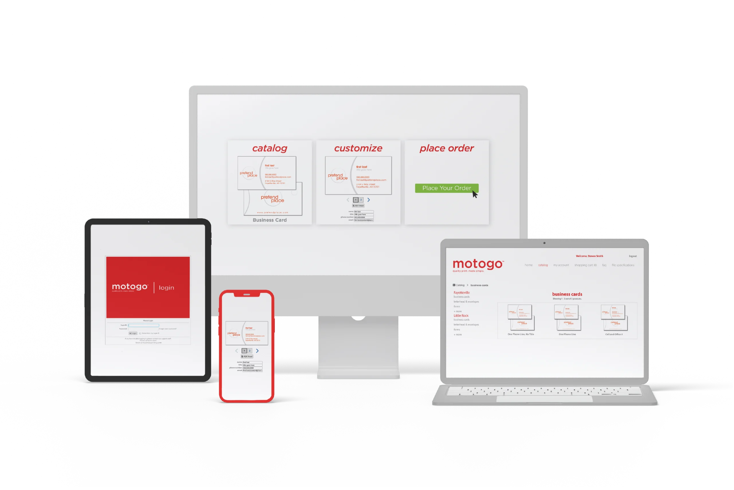 Business Page_motogo screens